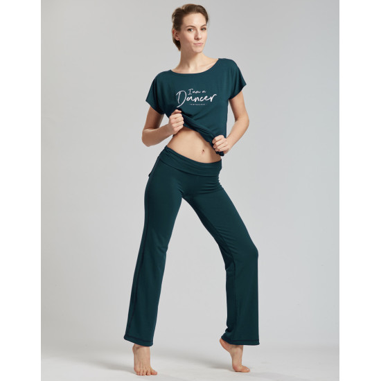 Pantalon droit ceinture à retourner - VOLVER Temps Danse - FAME La Maison De La Danse