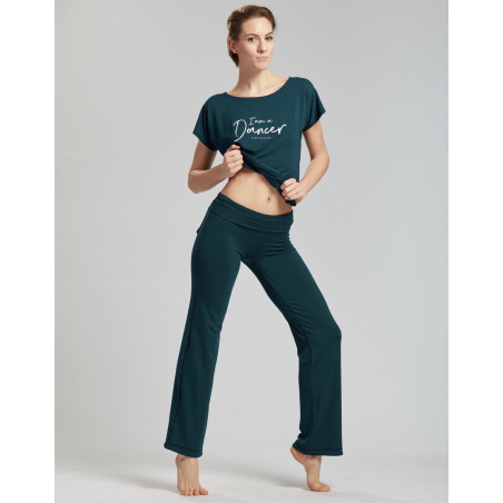 Pantalon droit ceinture à retourner - VOLVER Temps Danse - FAME La Maison De La Danse