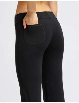 Pantalon noir Danse Et Fitness - VOLVER Temps Danse - FAME La Maison De La Danse