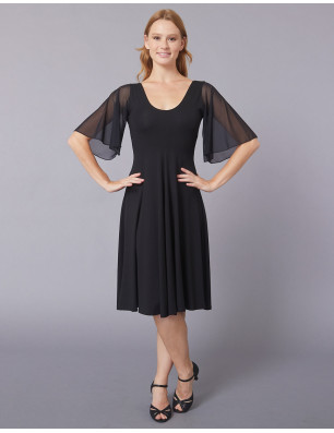 Robe de danse avec tulle DOTTY - Temps Danse - FAME LA MAISON DE LA DANSE