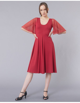Robe de danse avec tulle DOTTY - Temps Danse - FAME LA MAISON DE LA DANSE