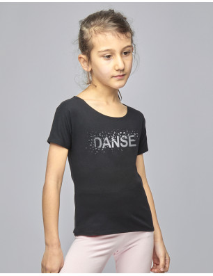 T-shirt danse fille ANAE JR ECLAT - Temps Danse - FAME LA MAISON DE LA DANSE