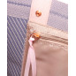 Cabas Rose et Gris Repetto B0335TRN Cabas Rose et Gris Repetto B0335TRN