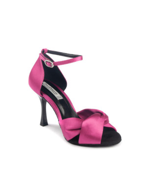 Chaussures PD509 Fuchsia Satiné - Portdance - FAME LA MAISON DE LA DANSE