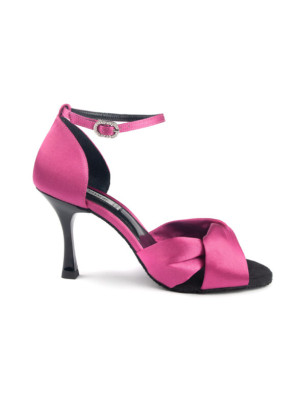 Chaussures PD509 Fuchsia Satiné - Portdance - FAME LA MAISON DE LA DANSE