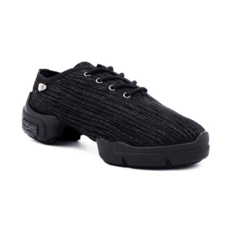 Sneakers PD926 Cuir Noir - Portdance - FAME LA MAISON DE LA DANSE