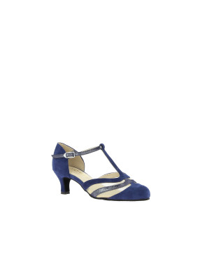 Chaussures Bleues Merlet NOLA7-1404 en Daim - FAME LA MAISON DE LA DANSE