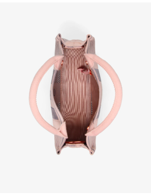 Petit Cabas Rose blush et Gris petit rat Repetto B0380TR - FAME LA MAISON DE LA DANSE