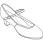 Chaussures Claquettes Capezio 451