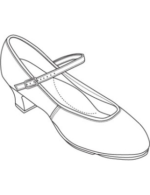Chaussures Claquettes Capezio 451