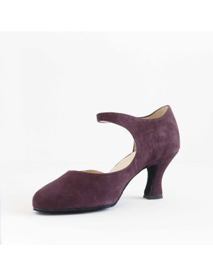 Chaussures Betterave Velours - Merlet CHACHA 1404-245 - FAME LA MAISON DE LA DANSE
