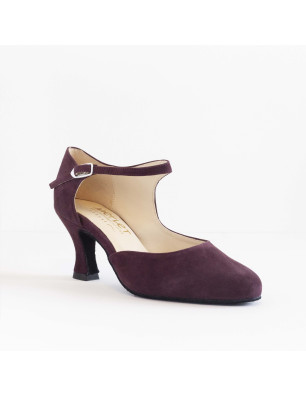 Chaussures Betterave Velours - Merlet CHACHA 1404-245 - FAME LA MAISON DE LA DANSE