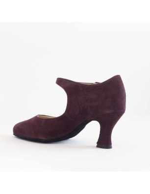 Chaussures Betterave Velours - Merlet CHACHA 1404-245 - FAME LA MAISON DE LA DANSE