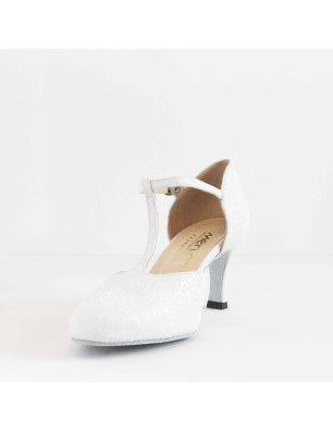 Chaussures Blanches Merlet - NINA 1495-916 - FAME La Maison De La Danse