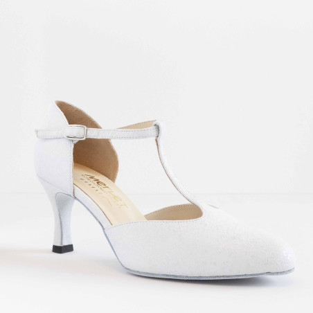 Chaussures Blanches Merlet - NINA 1495-916 - FAME La Maison De La Danse
