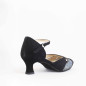 Chaussures noires argentées Merlet KALIS 1404