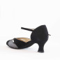Chaussures noires argentées Merlet KALIS 1404
