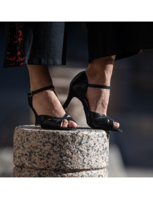 Chaussures Noires Merlet - SAPHIR 1388-001 - FAME La Maison De La Danse