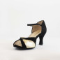 Chaussures noires dorées Merlet SAPHIR6-1404