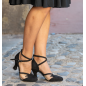 Chaussures noires Merlet CHOLET 001