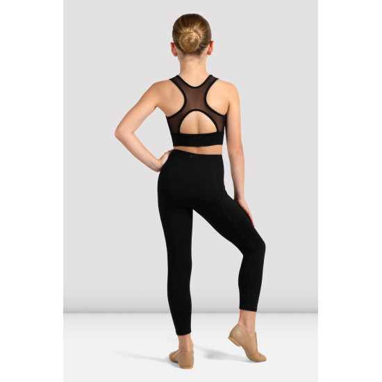Haut court zippé Shan pour fille Crop Top Bloch CZ4245 - FAME LA MAISON DE LA DANSE