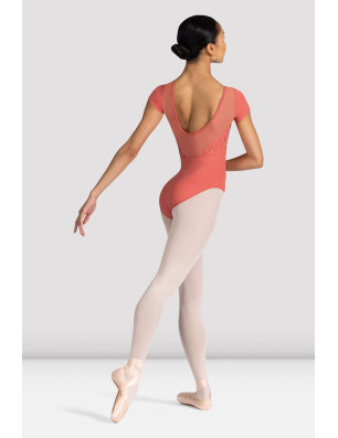 Justaucorps à mancherons floral Aster pour femme Bloch L3352 - FAME LA MAISON DE LA DANSE