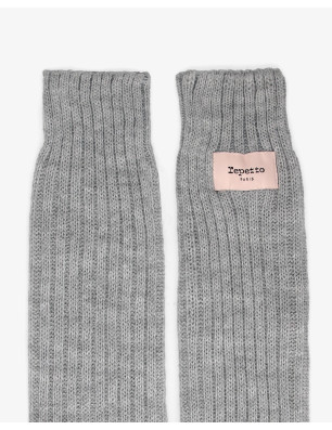 Guêtres gris chiné clair Logo Repetto A0201-293 - FAME LA MAISON DE LA DANSE