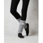 Guêtres grises Logo Repetto A0201