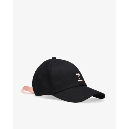 Casquette noire avec ruban logo Repetto A0203R - FAME LA MAISON DE LA DANSE