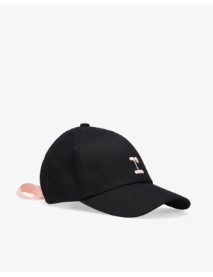 Casquette noire avec ruban logo Repetto A0203R - FAME LA MAISON DE LA DANSE