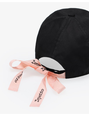 Casquette noire avec ruban logo Repetto A0203R - FAME LA MAISON DE LA DANSE