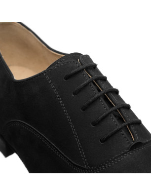 Chaussures de danse Homme MIGUEL Rumpf 2156 BLACK NUBUK - FAME LA MAISON DE LA DANSE