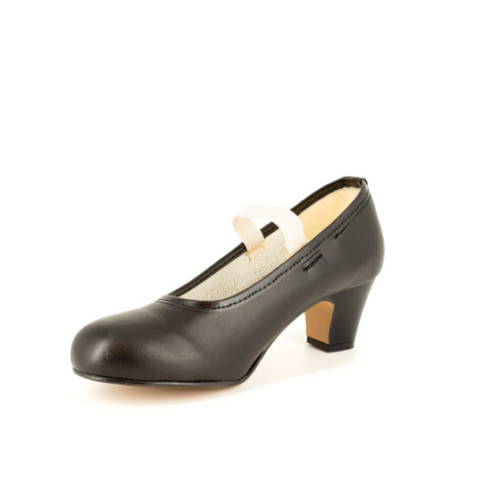 Chaussures flamenco femme Intermezzo – synthétiques, noires, confort débutantes - 7225 | FAME LA MAISON DE LA DANSE