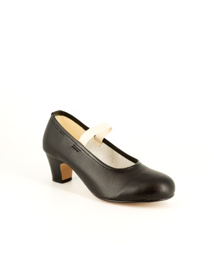 Chaussures flamenco femme Intermezzo – synthétiques, noires, confort débutantes - 7225 | FAME LA MAISON DE LA DANSE