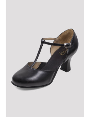 Chaussures de caractère en cuir fendu flexible pour dames Bloch S0390L - FAME LA MAISON DE LA DANSE