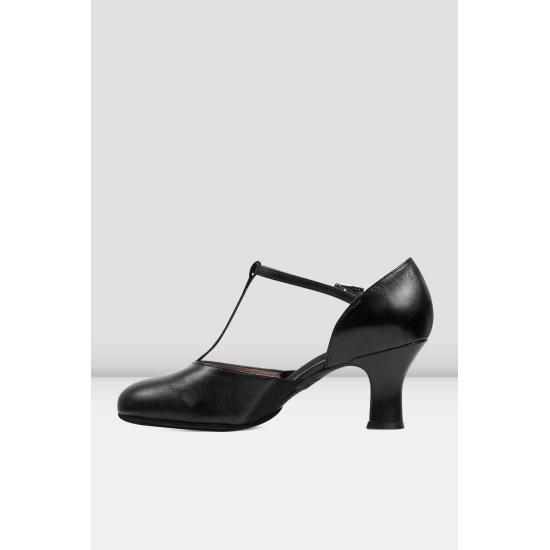 Chaussures de caractère en cuir fendu flexible pour dames Bloch S0390L - FAME LA MAISON DE LA DANSE