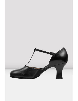 Chaussures de caractère en cuir fendu flexible pour dames Bloch S0390L - FAME LA MAISON DE LA DANSE