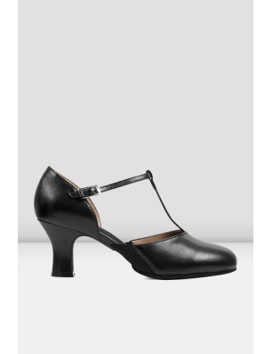 Chaussures de caractère en cuir fendu flexible pour dames Bloch S0390L - FAME LA MAISON DE LA DANSE