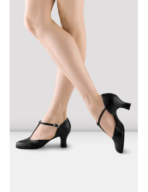 Chaussures de caractère en cuir fendu flexible pour dames Bloch S0390L - FAME LA MAISON DE LA DANSE