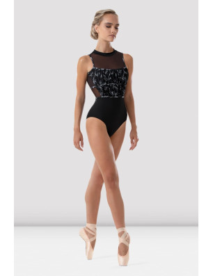 Justaucorps Kara Floral Dos Ouvert Pour Femme Bloch L4125 - FAME LA MAISON DE LA DANSE