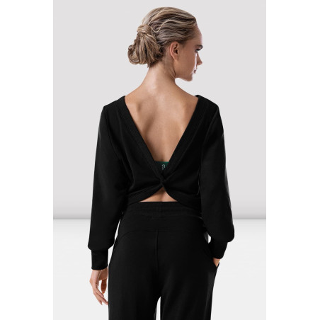 Haut en tricot torsadé réversible Cara pour femme Bloch Z4149