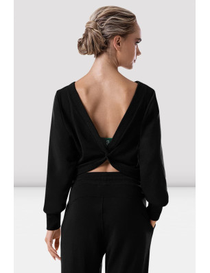 Haut en tricot torsadé réversible Cara pour femme Bloch Z4149