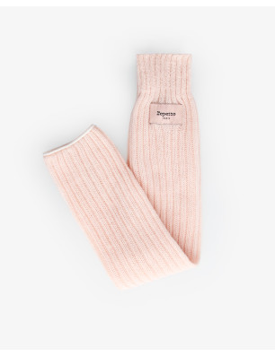 Guêtres rose pétale Logo Repetto A0201-047 - FAME LA MAISON DE LA DANSE