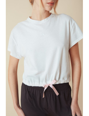 Tshirt court avec ruban satin Repetto S0704 - FAME LA MAISON DE LA DANSE