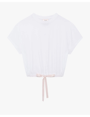 Tshirt court avec ruban satin Repetto S0704 - FAME LA MAISON DE LA DANSE