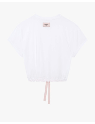 Tshirt court avec ruban satin Repetto S0704 - FAME LA MAISON DE LA DANSE