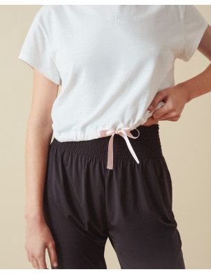 Tshirt court avec ruban satin Repetto S0704 - FAME LA MAISON DE LA DANSE