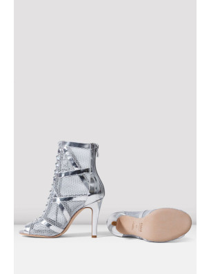 Bottes de danse argentées à talons Ladies Allure Bloch S0890L - FAME LA MAISON DE LA DANSE