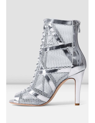 Bottes de danse argentées à talons Ladies Allure Bloch S0890L - FAME LA MAISON DE LA DANSE