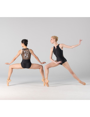 Justaucorps zippé Duval Ballet Rosa - FAME LA MAISON DE LA DANSE